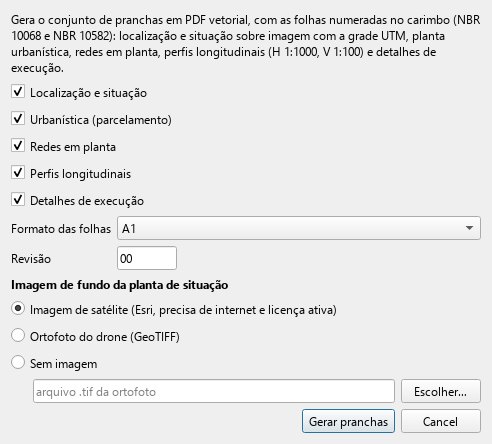 Pranchas: folhas, formato e imagem de fundo
